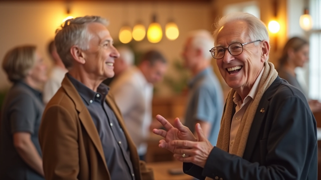 Senior dance community event in Narva with participants socializing after class