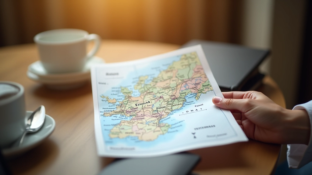 Map or visual representation of dance communities across Estonia cities